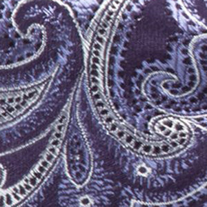 Designer Paisley Eggplant Bow Tie alternated image 1