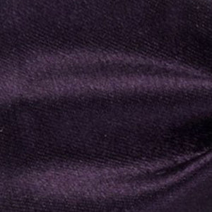 Solid Satin Eggplant Bow Tie alternated image 3