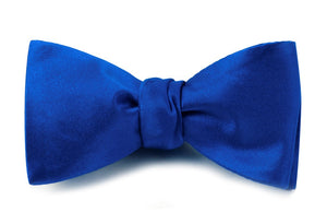 Solid Satin Royal Blue Bow Tie featured image