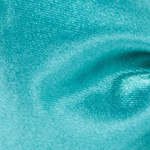 Solid Satin Aqua Bow Tie alternated image 1