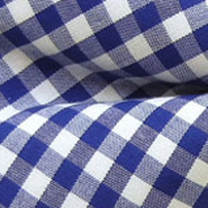 Novel Gingham Royal Blue Bow Tie alternated image 1