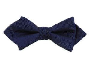 Grosgrain Solid Navy Bow Tie alternated image 1