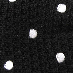 Knit Polkas Black Bow Tie alternated image 1