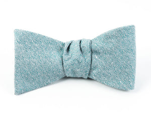 Linen Stitched Robins Egg Bow Tie featured image