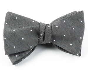 Bulletin Dot Grey Bow Tie featured image