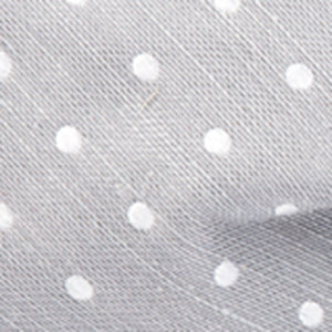 Dotted Dots Silver Bow Tie alternated image 1