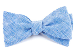 Freehand Solid Light Blue Bow Tie featured image