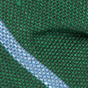 Spring Break Stripe Hunter Green Bow Tie alternated image 1