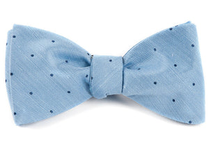 Bulletin Dot Sky Blue Bow Tie