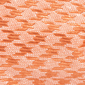 White Wash Houndstooth Orange Bow Tie alternated image 1