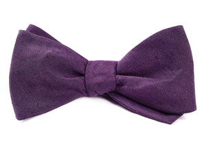 Linen Row Eggplant Bow Tie featured image