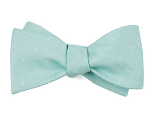 Bulletin Dot Spearmint Bow Tie