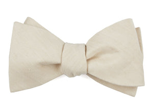 Linen Row Light Champagne Bow Tie featured image