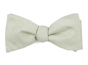 Linen Row Sage Green Bow Tie