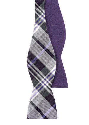 Crystal Wave Row Purple Bow Tie alternated image 1