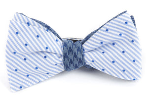 Aisle Houndstooth Blue Bow Tie featured image