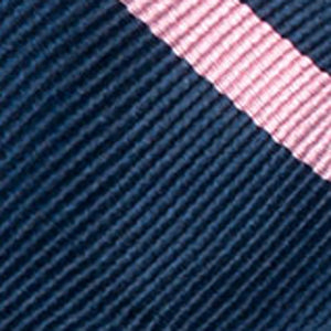 Trad Stripe Navy Bow Tie alternated image 2