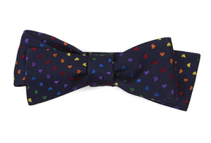 Love Is Love Navy Bow Tie