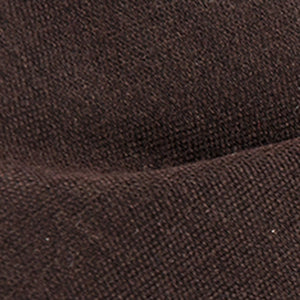 Solid Wool Chocolate Brown Bow Tie alternated image 1