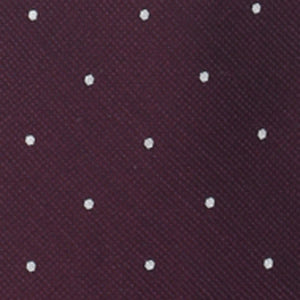 Dotted Report Wine Bow Tie alternated image 1