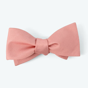 Grosgrain Solid Dusty Blush Bow Tie featured image