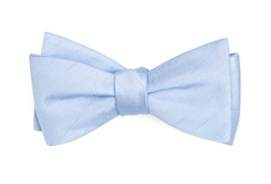 Herringbone Vow Light Blue Bow Tie featured image