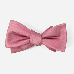 Herringbone Vow Rosewood Bow Tie