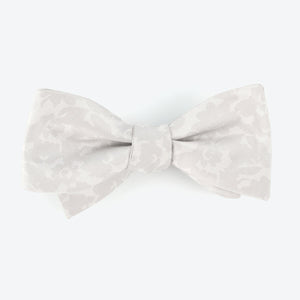 Mumu Weddings - Refinado Floral Silver Bow Tie featured image