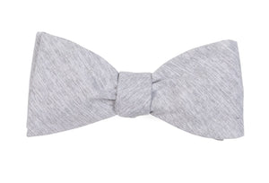 Sunset Solid Grey Bow Tie featured image