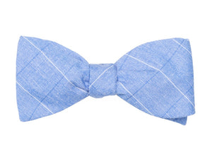 Daybreak Checks Blue Bow Tie featured image