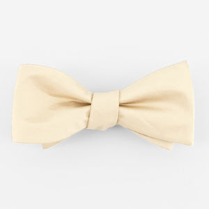 Mumu Weddings - Desert Solid Champagne Bow Tie