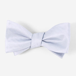 Mumu Weddings - Desert Solid Steel Blue Bow Tie