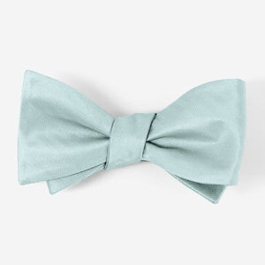 Mumu Weddings - Desert Solid Icy Blue Bow Tie