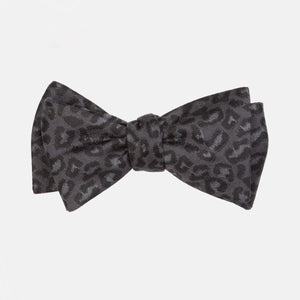 Tonal Leopard Black Bow Tie featured image