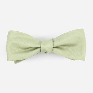 Mumu Weddings - Desert Solid Moss Green Bow Tie featured image