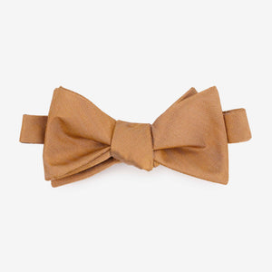 Mumu Weddings - Desert Solid Copper Bow Tie