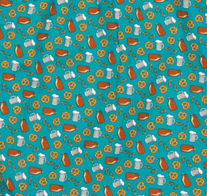 Beers And Pretzels Teal Boxer alternated image 1