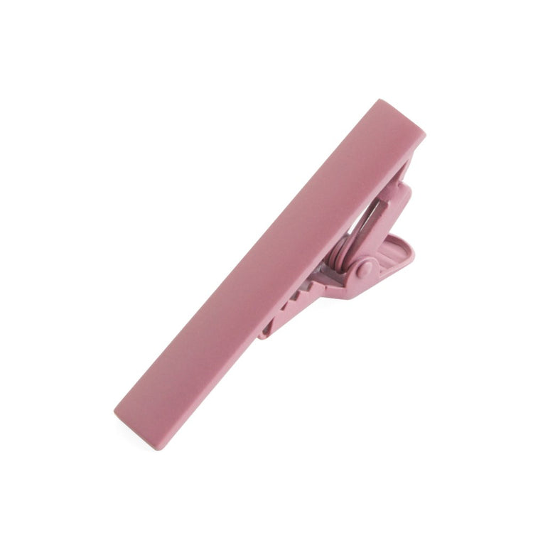 Matte Color Bright Pink Tie Bar | Metal Tie Bars | Tie Bar