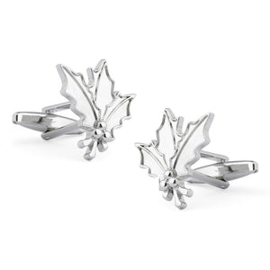 Mistletoe Silver Cufflinks featured image