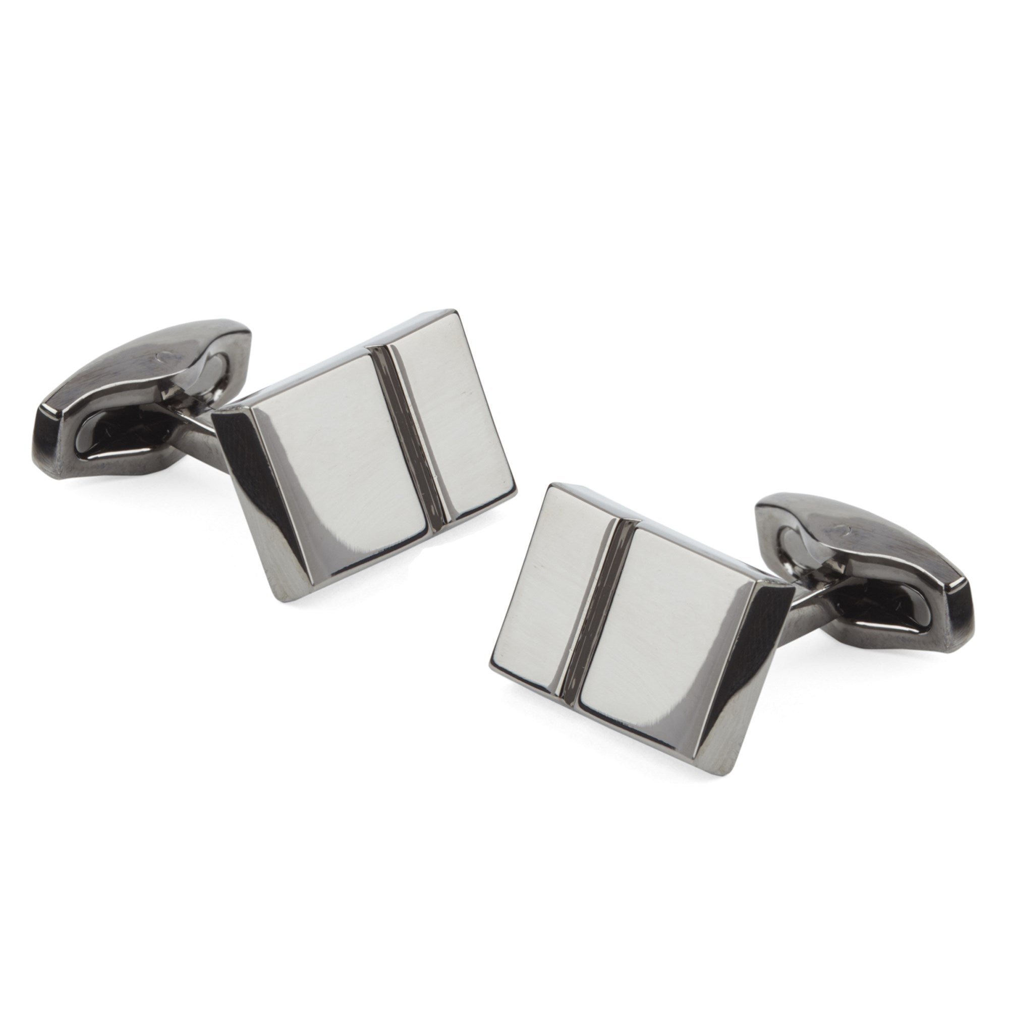 The Tie Bar Men's Cufflinks - in Silver, Metal, Solid