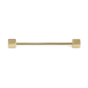 Square Eyelet Gold Collar Bar featured image