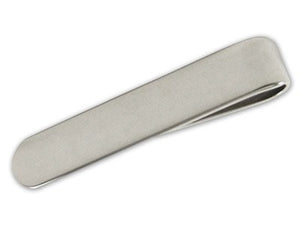 Smooth Slide Clasp Silver Tie Bar alternated image 1