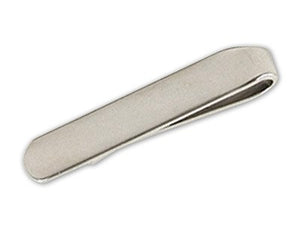 Lean Slide Clasp Silver Tie Bar