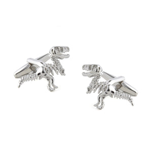 Dinosaur Dig Silver Cufflinks featured image