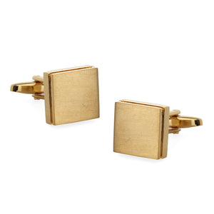 Textured Sweep Gold Cufflinks featured image