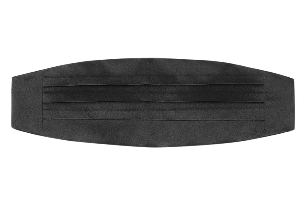 Cummerbund Black Belt | Silk Belts | Tie Bar