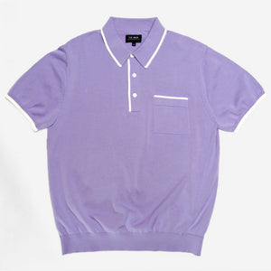 Tipped Cotton Sweater Lavender Polo featured image