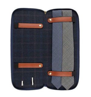 Navy Travel Tie Storage Case alternated image 3