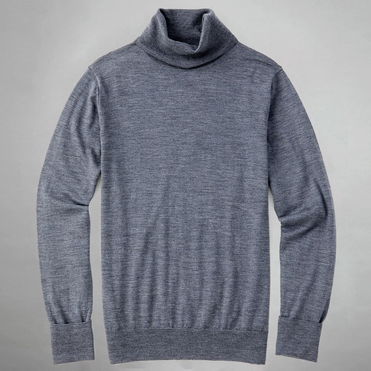 Perfect Merino Wool Grey Turtleneck Sweater | Wool Sweaters | Tie Bar