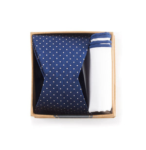 Navy Bow Tie Box Gift Set